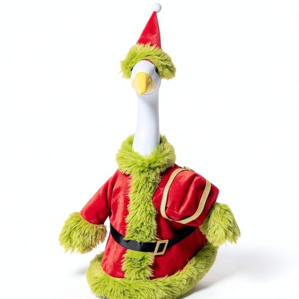 Obasurr Santa Outfit 23 Inch Lawn Goose Festive Holiday-3