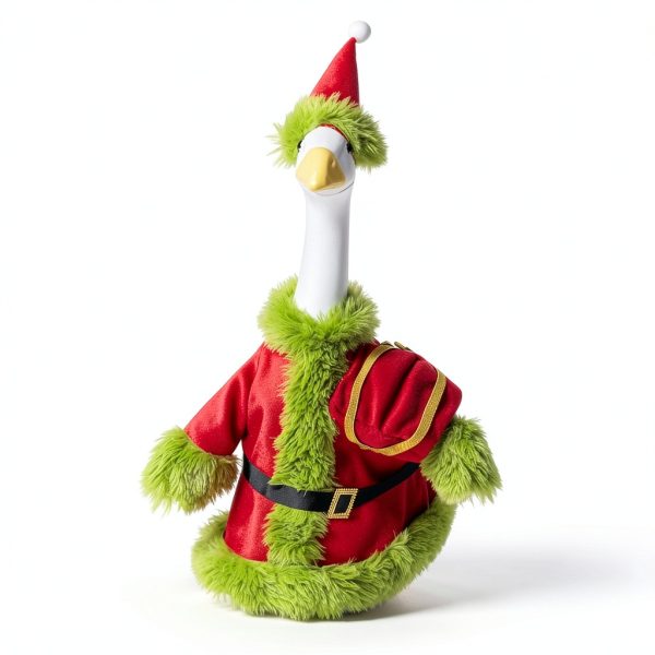 Obasurr Santa Outfit 23 Inch Lawn Goose Festive Holiday-4
