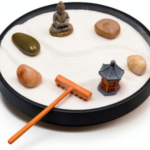 Japanese Zen Garden Resin Decor Natures Mark Home Desk-0