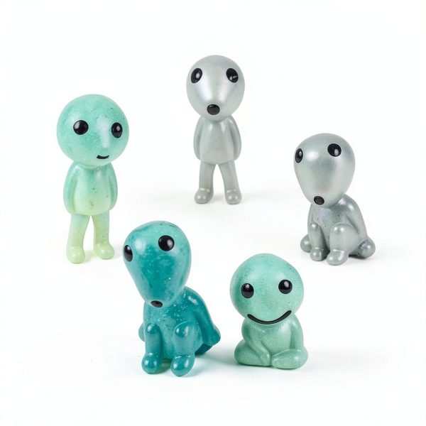 Ponjowl Luminous Resin Garden Statue Outdoor Decor Glow-3