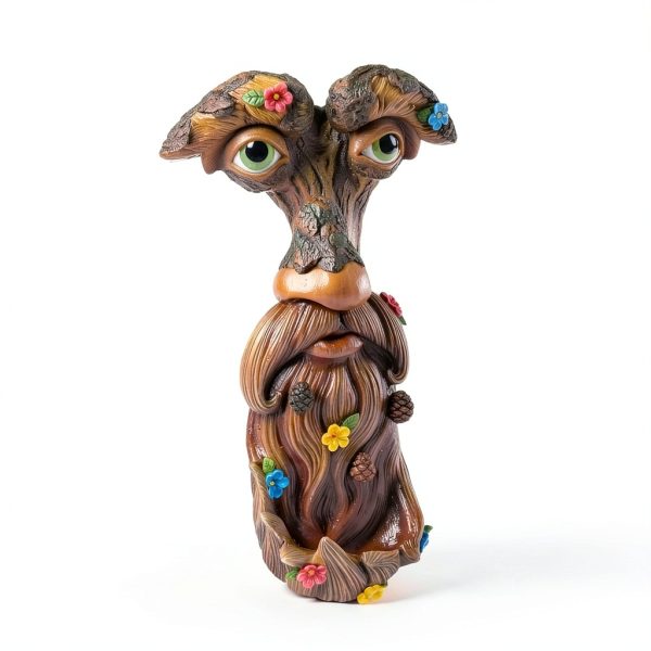 Tree Face Garden Decor Resin Old Man Design Mood Lab-5
