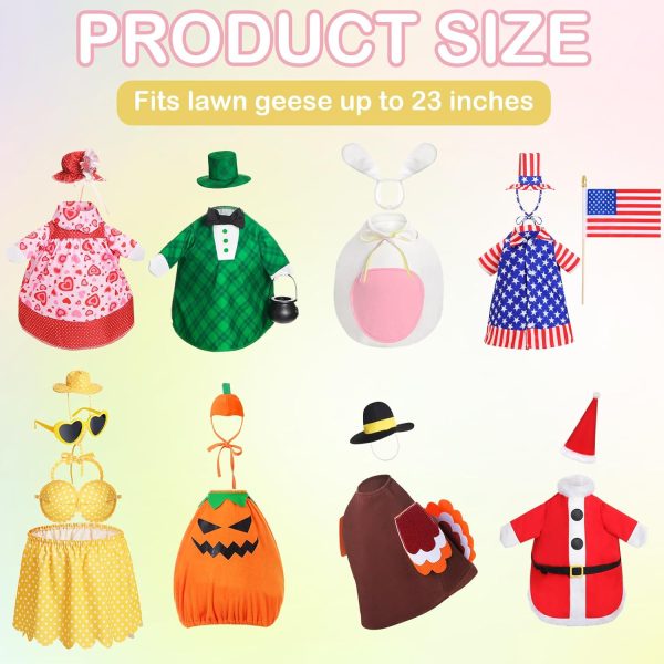 FuWeave Lawn Goose Outfits Durable Cloth Seasonal-1
