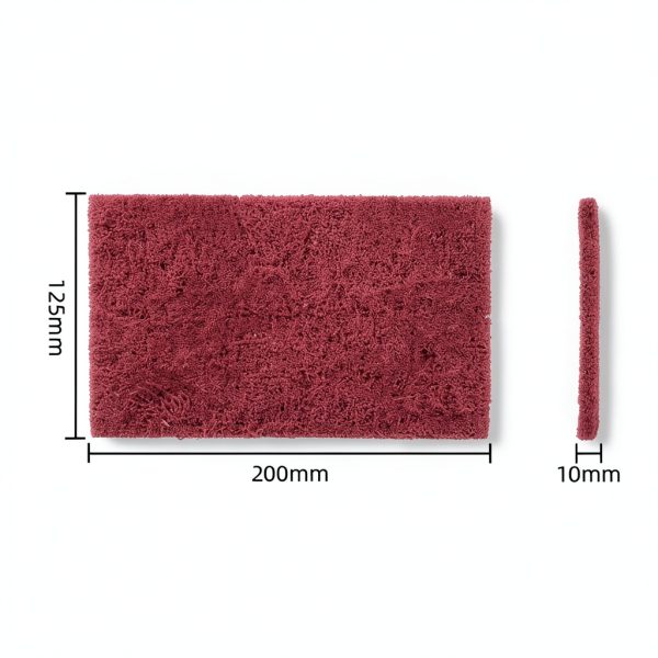3M Scotch Brite 7447 Very Fine Purpose Sanding Hand Pads 6Pcs Red 8x5-1