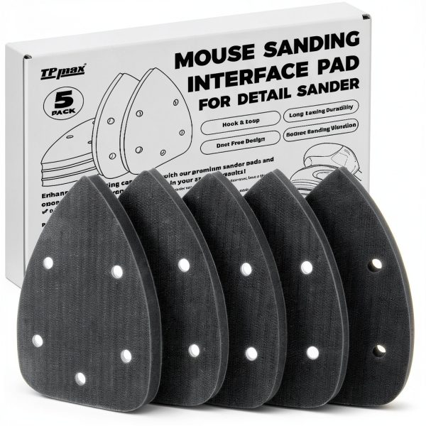 Mouse Detail Sanding Pads Ur-Excellent 5‑Hole Foam Hook & Loop-0
