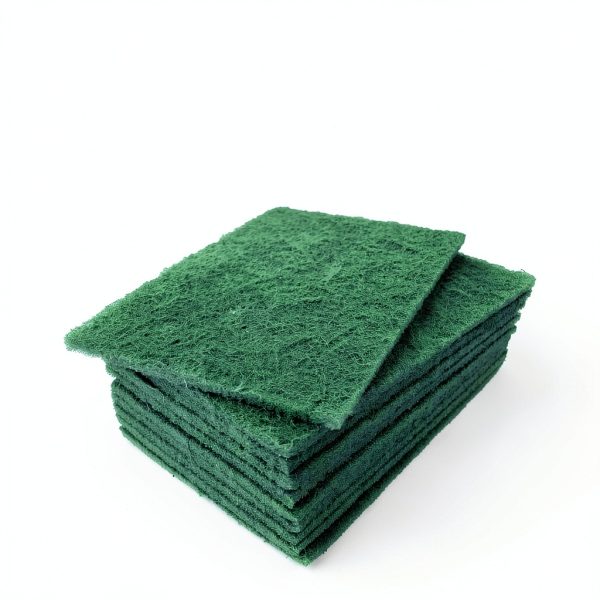 VSM 10-Pack 6" x 9" Green Non-Woven Abrasive Hand Pad Aluminum Oxide-1