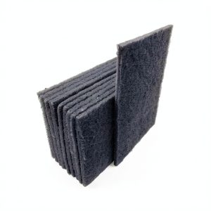 VSM 10-Pack 6" x 9" Gray Ultra Fine Non-Woven Hand Pad Silicon Carbide-0