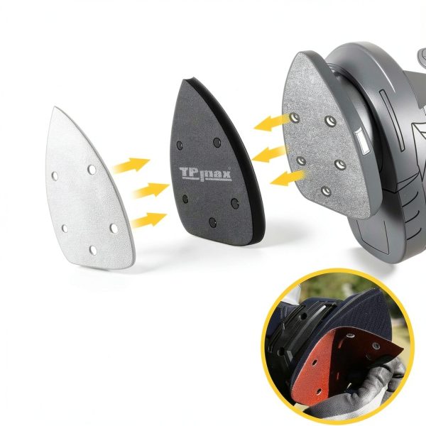 Mouse Detail Sanding Pads Ur-Excellent 5‑Hole Foam Hook & Loop-3