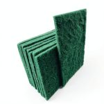 VSM 10-Pack 6" x 9" Green Non-Woven Abrasive Hand Pad Aluminum Oxide-0