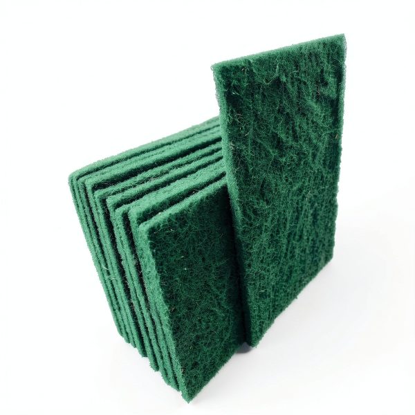 VSM 10-Pack 6" x 9" Green Non-Woven Abrasive Hand Pad Aluminum Oxide-0