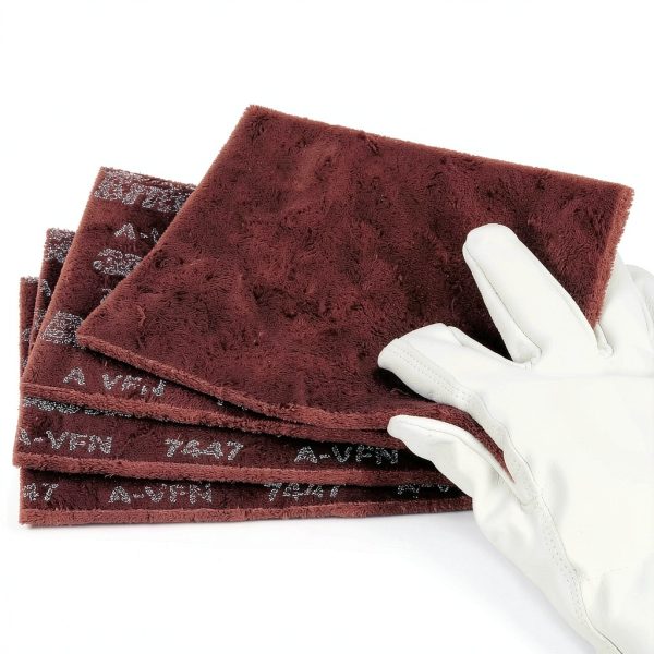 Scotch-Brite(TM) 7447B Abrasive Hand Pad, General Purpose, Maroon Color, Aluminum Oxide, Grit Very Fine (Case of 60)-3