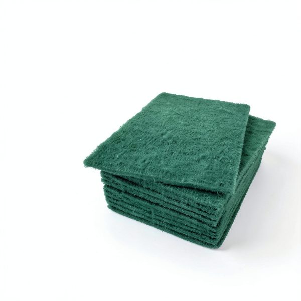 VSM 10-Pack 6" x 9" Green Non-Woven Abrasive Hand Pad Aluminum Oxide-6