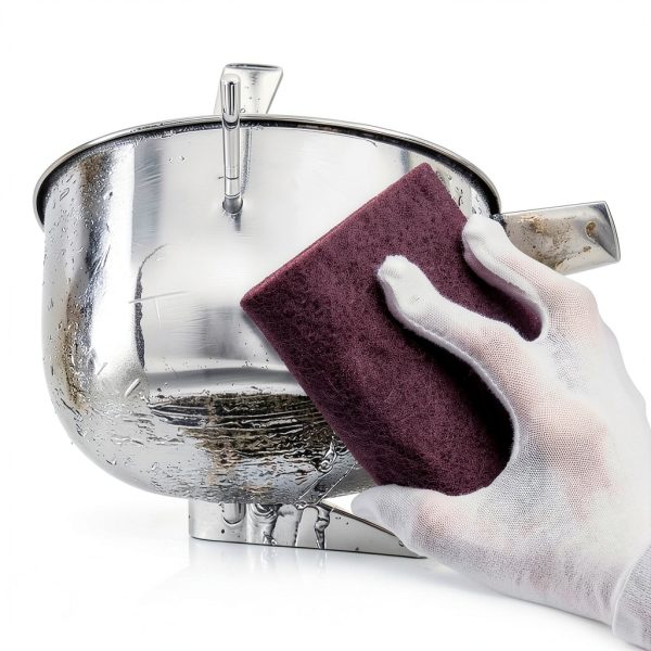 7447 General Purpose Scrub Pad - Maroon, 6" X 9", 20PCS Abrasive Finishing Pad for Paint Prep, Scuffing, Scouring, Sanding, Adhesion Scratch-2