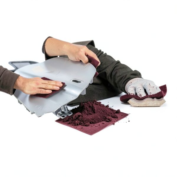 Scuff Pads 5in x 15ft Maroon P320 30 Count Ez Eshazu Sanding Pad-3