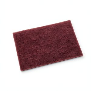 3M Scotch-Brite General Purpose 7447 Hand Pad, Very Fine Grade, 6 in x 9 in, Pack of 20, Aluminum Oxide, Surface Preparation, Scuffing, Blending, Cleaning, Maroon-0