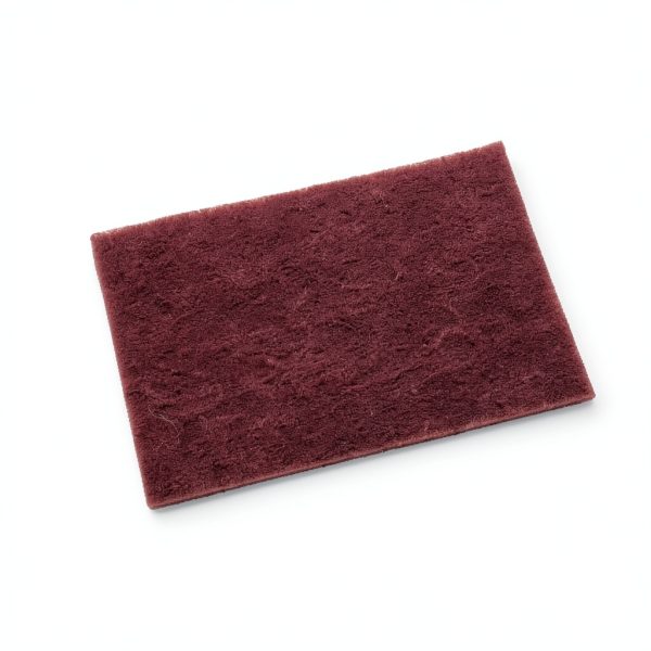 3M Scotch-Brite General Purpose 7447 Hand Pad, Very Fine Grade, 6 in x 9 in, Pack of 20, Aluminum Oxide, Surface Preparation, Scuffing, Blending, Cleaning, Maroon-0