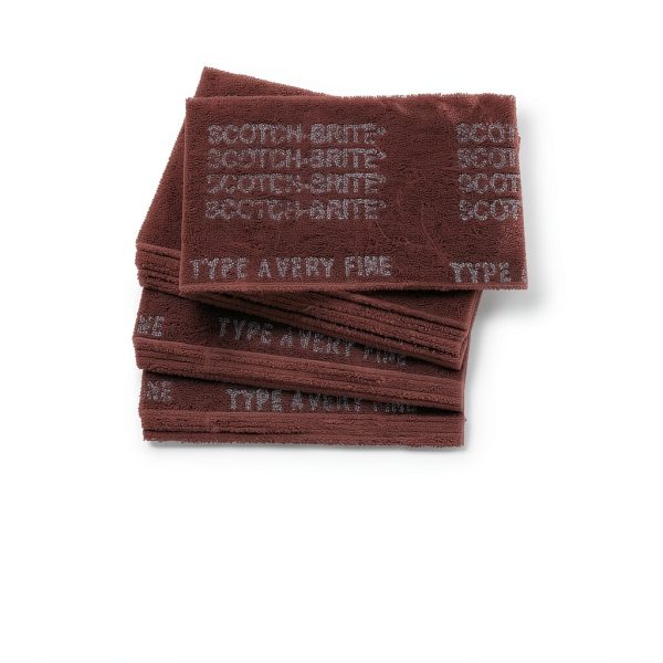 3M Scotch-Brite Hand Pad Very Fine 6x9 in Maroon Aluminum Oxide-5