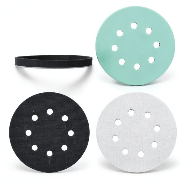 Foam Sanding Pads Johnnyue 5in Orbital Sander 3PCS 8-Hole HookLoop-2