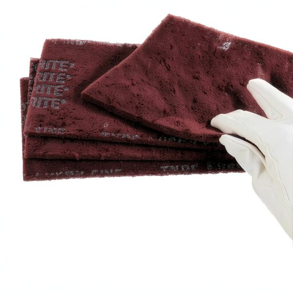 3M Scotch-Brite General Purpose 7447 Hand Pad, Very Fine Grade, 6 in x 9 in, Pack of 20, Aluminum Oxide, Surface Preparation, Scuffing, Blending, Cleaning, Maroon-7